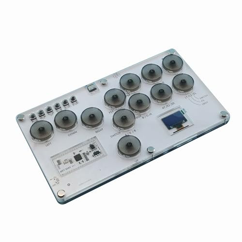 ZEZEFUFU Arcade Fighting Console Game Keypad 12Keys Fighting Gamepad Controller Arcade Stick for PC for PS4