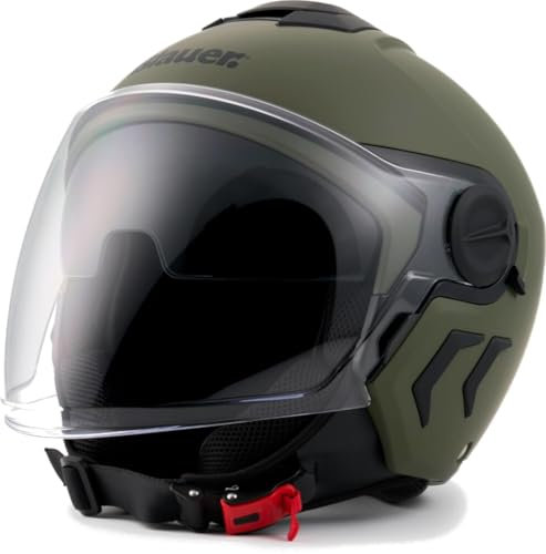 Casco Blauer DEMI JET - DJ01 MONO Verde Opaco S