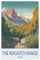Wasatchkette Utah Vintage Reiseposter Reiten，Vintage-Metall-Blechschild, Kunst, Wanddekoration für Zuhause,Büro, Männerhöhle, Club, Café, Bar, Dekor-Schild(20x30cm）8x12 inch-W7