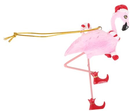 PRETYZOOM Weihnachtsdekoration „Flamingo“ Im Mini-Design Als Christbaumspitze Für Festliche Freude