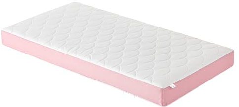 HOBBYGARDEN Kinderbett-Matratze - Matratze für Kinderbett - Baby Matratze - Komfortable Kindermatratze - 140X70 cm, rosa