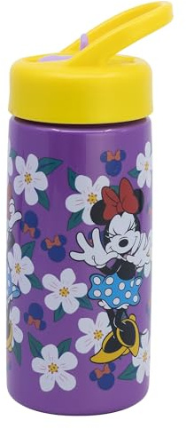 Stor Pokemon Sportflasche mit Strohhalm und Griff 410ml - BPA-frei Wiederverwendbare Kinderflasche für Schule Sport und Ausflüge