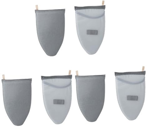MAGICLULU 3 Pieds Planche À Repasser À Main Ironing Board Jeannette Pour Repassage Portable Accessoires Air Défroisseur À Main Pour Vêtements De Vapeur À Main Coton Élastique 2pcs * 3