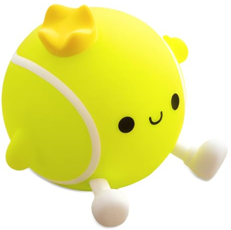 Tennisbälle Nachtlich, Tennisball Nachtlicht Für Kinder, Tennisbälle Kinderzimmer Nachtlicht, Weiches Silikon Touch Nachtlampe, Tennis Geschenke, Kinderzimmer Lampe Für Tennis Sport-Liebhaber Kinder