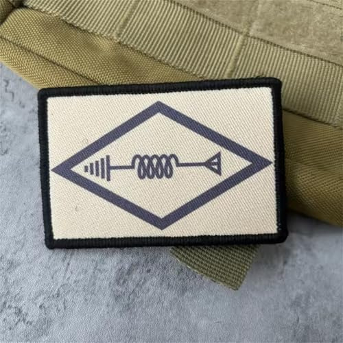 Amateurfunk-Funkamateur Patches Klett Moral Taktik-Aufnäher Klett Emblem Militär-Patch Kleidung Rucksack Baseballkappe Uniform Rucksack-Aufkleber