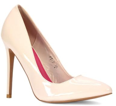 ESSEX GLAM Women’s Pointed Toe Stiletto Heels Ladies High Heel Pumps Shoes for Parties Nights Out Wedding Size 3-8