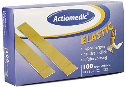 Actiomedic® ELASTIC Fingerverband Hautfarben 18 x 2 cm