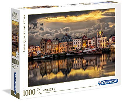 Clementoni 39421 Niederländische Traumwelt – Puzzle 1000 Teile, Geschicklichkeitsspiel für die ganze Familie, Erwachsenenpuzzle ab 14 Jahren