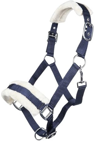 Posten Halfter-11796 dunkelblau Pony