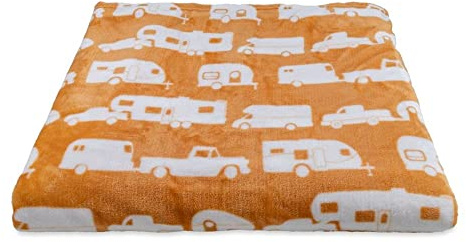 Camco 53441 Fleecedecke, Herbstgold