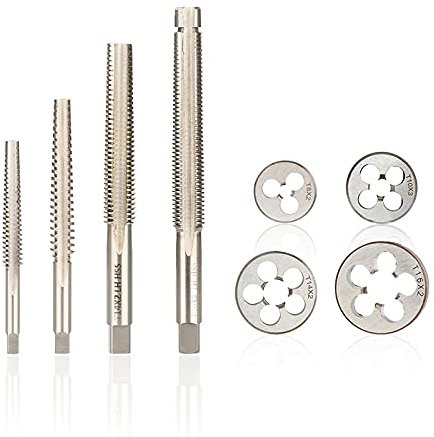 2 stücke Linkshänder HSS Trapezgewinde Tap und Die Set TR8 TR10 TR12 TR14 TR16 TR16 Metrische Schraube Tap-Matcher Linke Handgewinde Werkzeuge-Tr14x3.