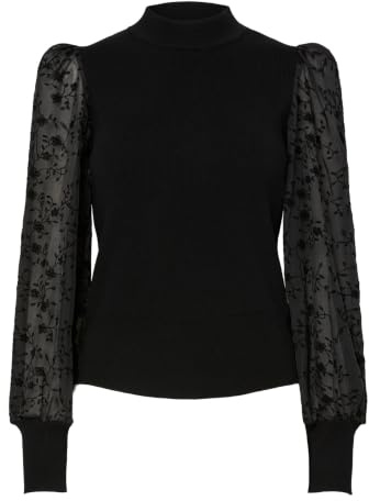 YAS Damen Yasdotme Ls Knit Pullover S. Noos Yasdotme Ls Knit Pullover S. Noos (1er Pack)