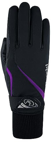 Roeckl Sports Reithandschuh WISMAR, Turnier Winter Handschuh, Schwarz/Lila 7