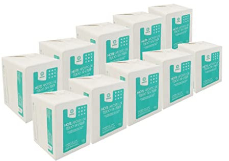 Indas Gasas Compresas Apósitos de Tejido sin Tejer, 4 capas, No Estériles 7,5 x 7,5cm (Pack 10x100UN)