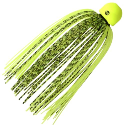 SPRO Freestyle Skirted Bullets – innovatives Angelgewicht mit Fransen, Bullet Sinker, bleifrei, Texas- und Carolina-Rig, Gewicht/Farbe:7g / Citrus Disco