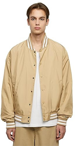 Urban Classics Light Collegejacka för män, Unionbeige, XXL