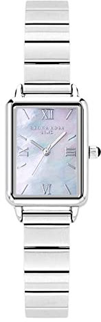 rorios Damenuhr Rechteckgehäuse Quarzuhr Mode Kleid Frauen Uhr wasserdichte Armbanduhr für Frauen Damen
