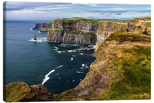 Posterlounge Irland – Klippen von Moher Leinwandbild