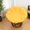 TENAGE Papasan-Kissenbezug, für drinnen und draußen, wasserdicht, Papasan-Schonbezug, Papasan-Bezug für Kissen mit Reißverschluss und Bändern, maschinenwaschbar, 100 cm, Gelb