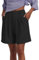 Famulily Damen Casual High Waisted Lange Shorts mit Taschen Zipper Straight Leg Lounge Shorts Schwarz XXL