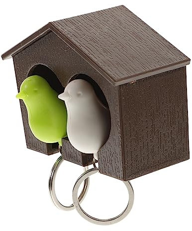 Zerodeko Schlüsselkasten Vogelhaus Schlüsselring Wand Vogel Nest Form Schlüsselanhänger Halter Haken Aus Hochwertigen Materialien Langlebig