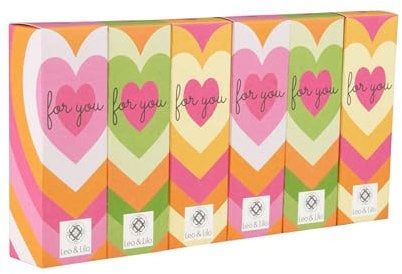 Leo & Lilo Kleiner Gruß For you - Zauberhafte Handcreme Geschenksets - 6er-Set mit jeweils 6 einzeln verpackten Mini Handcremes 20 ml - Pflegt trockene und strapazierte Hände