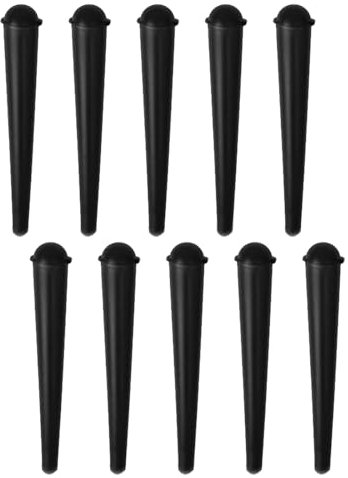 GNAUMORE Joint Hülle,Jointtube,Hülse Tube Konisch,Joint Zubehör,Transporthülle,Box für Joints,Cones Hülsen,Joint-Tube,Jointhülle Schwarz Wasserdicht,120mm Angeschlossenes Konisches Rohr Schwarz, 10pc