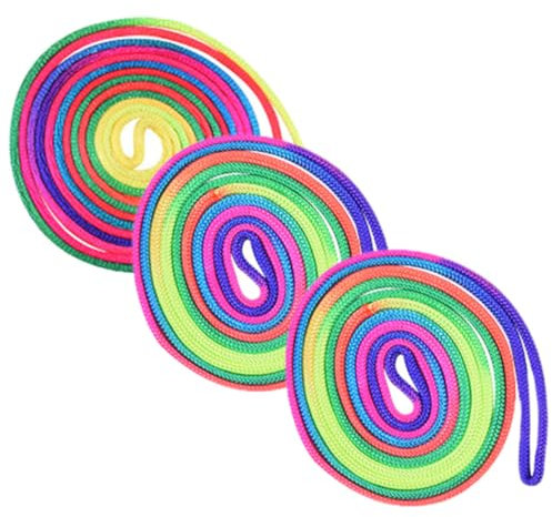 ibasenice 3 Stück Schnur Geflochtenes Seil Spielzeug Farbiges Seil Nylon Student Geflochtene Blumen