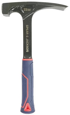 Spear & Jackson SJ-BSS22 Solid Steel 22oz Brick Hammer