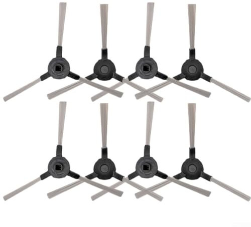 8 Stück Seitenbürsten, Ersatzteile für Blaupunkt Bluebot XPOWER+ Roboterstaubsauger, Seitenbürsten-Set für Roboterstaubsauger, Ersatzteil-Seitenbürsten-Zubehör-Set