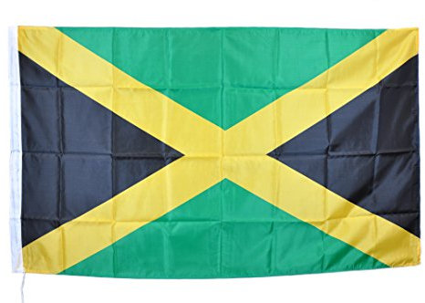 Bandera Jamaica 90 x 150 cm Jamaica Flagge Jamaica Flag Drapeau Jamaïque Tejido Resistente