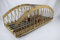 220084 Slotcar Brücke für Carreraschiene Scarlextric Holz