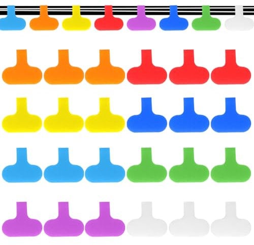 Cable Labels Tags Write On Cord Labels Multicolored Cable Markers for Management Identification Organization 24 Pcs