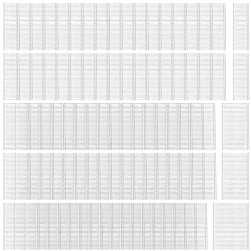 5000 Stk Plastik Heftfäden für Etikettierpistole Länge: 25 mm 50 mm 75 mm | Kunststofffäden Anschießpistole Tag Pins aus transparentem Kunststoff, Preisschildernadeln, für Kleidung, und mehr