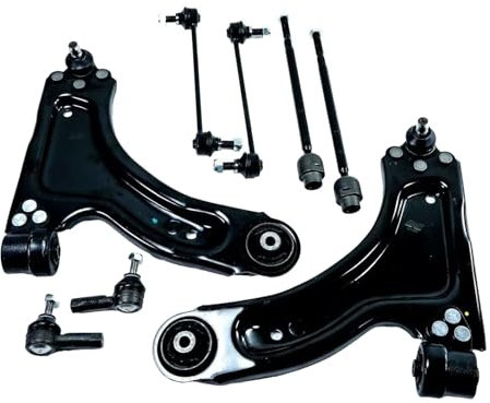 Hajus 4071254 Satz Querlenker Spurstange Koppelstange Vorne 0352041S1 kompatibel mit Opel Combo Corsa C X01 1,2-1,7