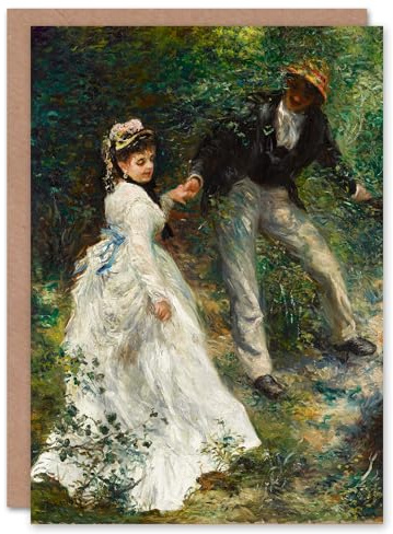 Artery8 Pierre Auguste Renoir Art Card The Promenade Couple