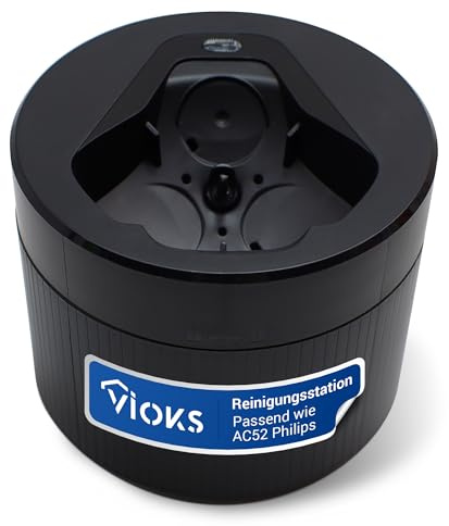 VIOKS Reinigungsstation AC52 AC52/01 Ersatz für Philiрs Quick Clean Pod 422203997043 300005868601 - Rasierer Reiniger Schnellreinigungs-Pod für Philiрs Rasierer Herren Serie 5000, 7000, 9000