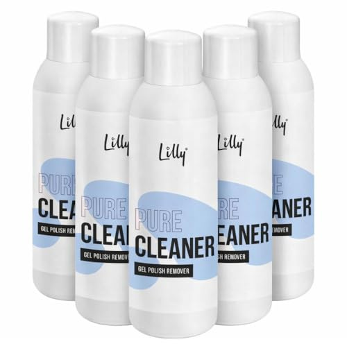 5er Set Nagel Cleaner Strawberry 5000 ml (5×1000 ml) | Profi Nagelreiniger mit Erdbeerduft | Entfernt Dispersionsschicht, Fett & Staub | Für UV/LED Gel & Hybridlack | Nagelstudio & Maniküre