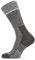 SealSkinz Solo Nicht wasserdichte Schnell Trocknende Socken – Mittellang, Schwarz/Grau, L