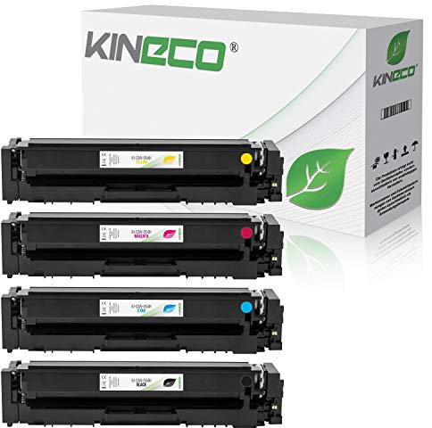 Kineco 4 Toner kompatibel mit Canon 054 054H i-Sensys LBP-621CW LBP-623CDW Serie MF-640 Serie MF-641CW MF-643CDW MF-645CX - 3025C002 3026C002 3027C002 3028C002