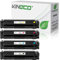 Kineco 4 Toner kompatibel mit Canon 054 054H i-Sensys LBP-621CW LBP-623CDW Serie MF-640 Serie MF-641CW MF-643CDW MF-645CX - 3025C002 3026C002 3027C002 3028C002