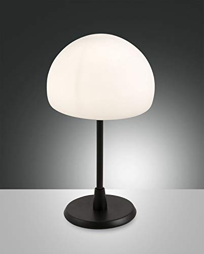LED Tischleuchte GAIA, G9 LED, 1x 3W, 3000K, 220lm, IP20, schwarz