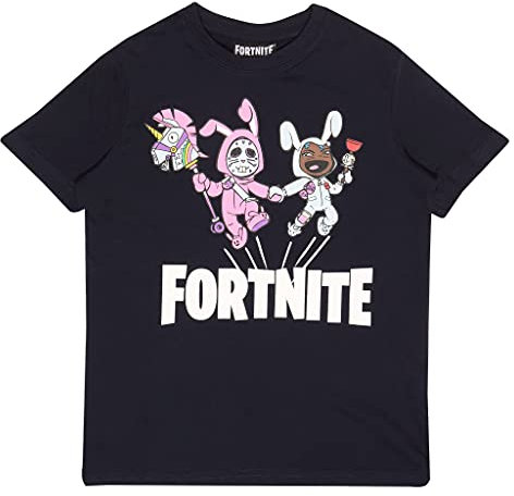 Fortnite Bunny Trouble Boys T-Shirt Navy 7-8 Anni
