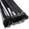 Collier Attaches de Câble Long 700mm x 12,4mm Attaches de Câble en Nylon Noir Rilsan, 30pcs Serflex Noir Large Ziptie Extra Longues Fortes, Attaches de Câble en Plastique