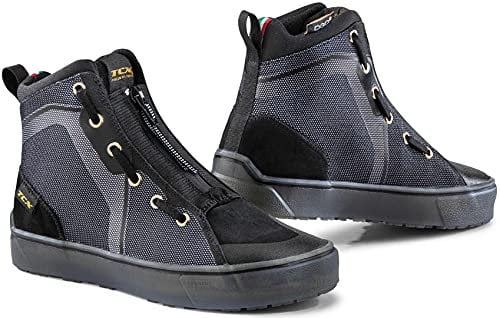 TCX Ikasu Lady WP, Motorcycle Boot Donna, Nero Riflesso, 36 EU