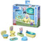 Peppa Pig Badezeit mit Schorsch, Vorschulspielzeug, Schorsch Wutz Figur und 6 Accessoires, für Kinder ab 3 Jahren F3768 Multi