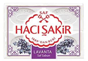 kenparazzi Sakir Seife Lavendel Reine 4x150gr - Gesichtsreiniger reinigt und mattiert die Haut - Naturseife, Körperpflege - Haarwaschseife, Duschseife