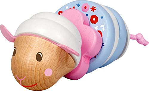 Die Spiegelburg - Holzrassel Lämmchen, BabyGlück, 17314