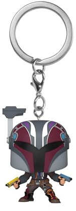Funko Pop! Keychain: Ahsoka - Sabine Wren - Star Wars Ahsoka - Mini-Figurine en Vinyle à Collectionner Porte-clés Fantaisie - Cadeau de Noël - Idée de Cadeau - Produits Officiels - TV Fans