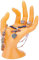 PH PandaHall Porte-Bijoux Main Orange, OK Gesture Anneau Main Titulaire Élégant Bracelet Titulaire Bijoux Support Montre Stand Mannequin Main pour Maison Détail Organisation D'affichage, 7x11.5x18cm